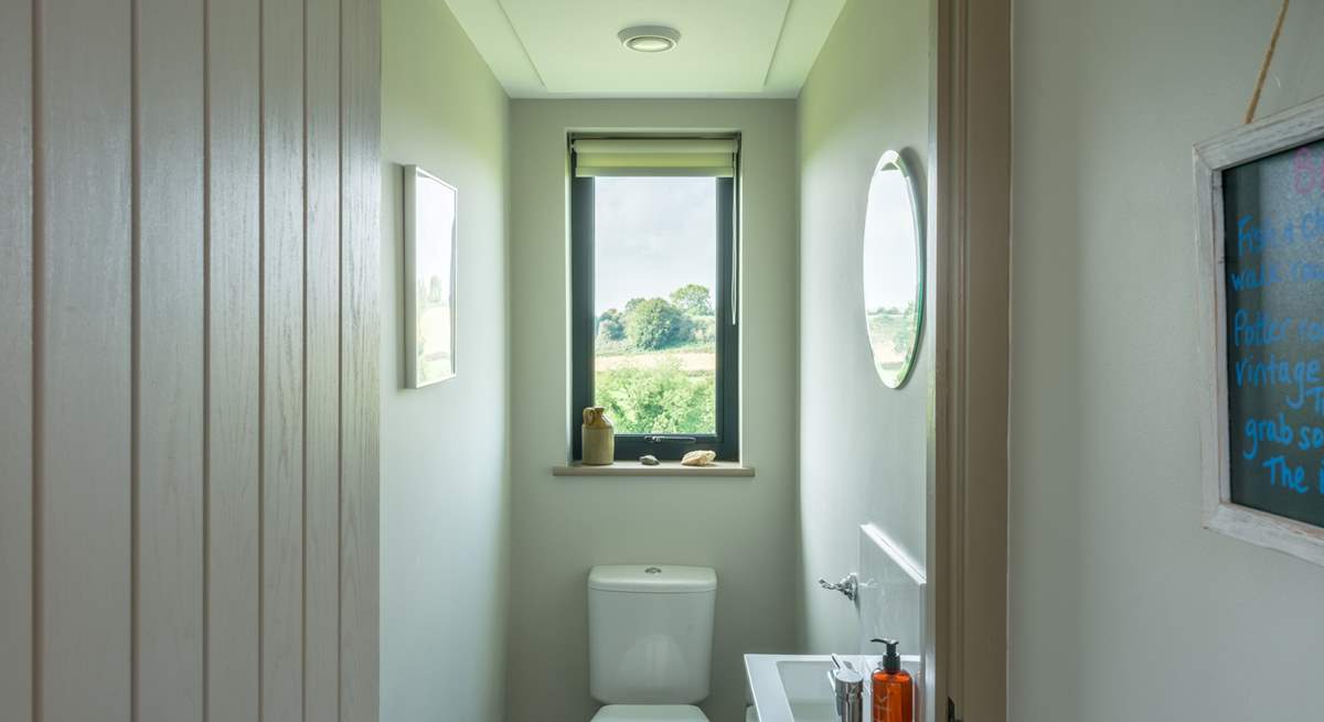 Even the cloakroom gets its own views.