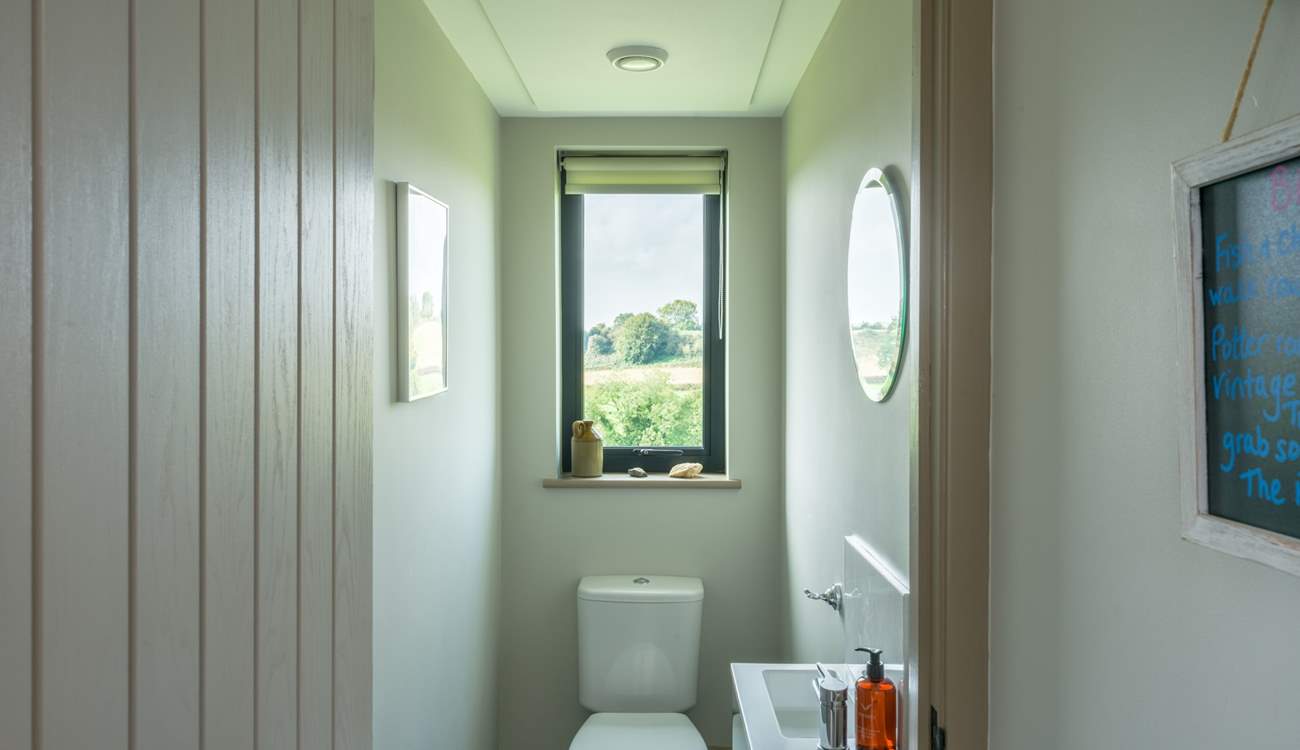 Even the cloakroom gets its own views.