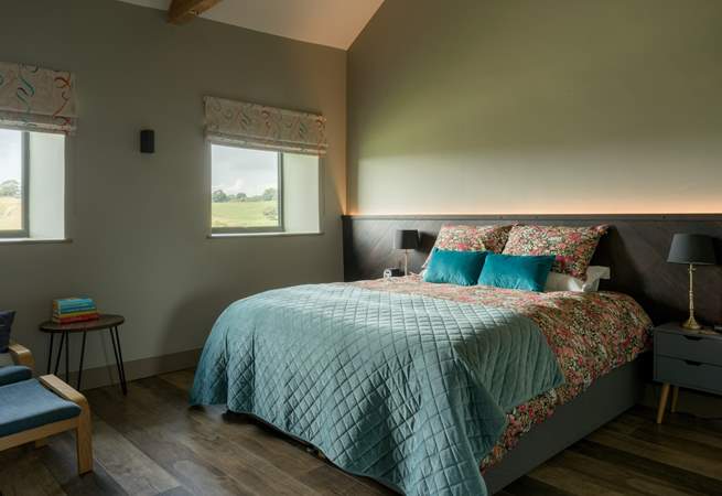 Both bedrooms are large, calm and carefully curated to create the perfect sleeping experience. The super-king bed can be split into two large singles.