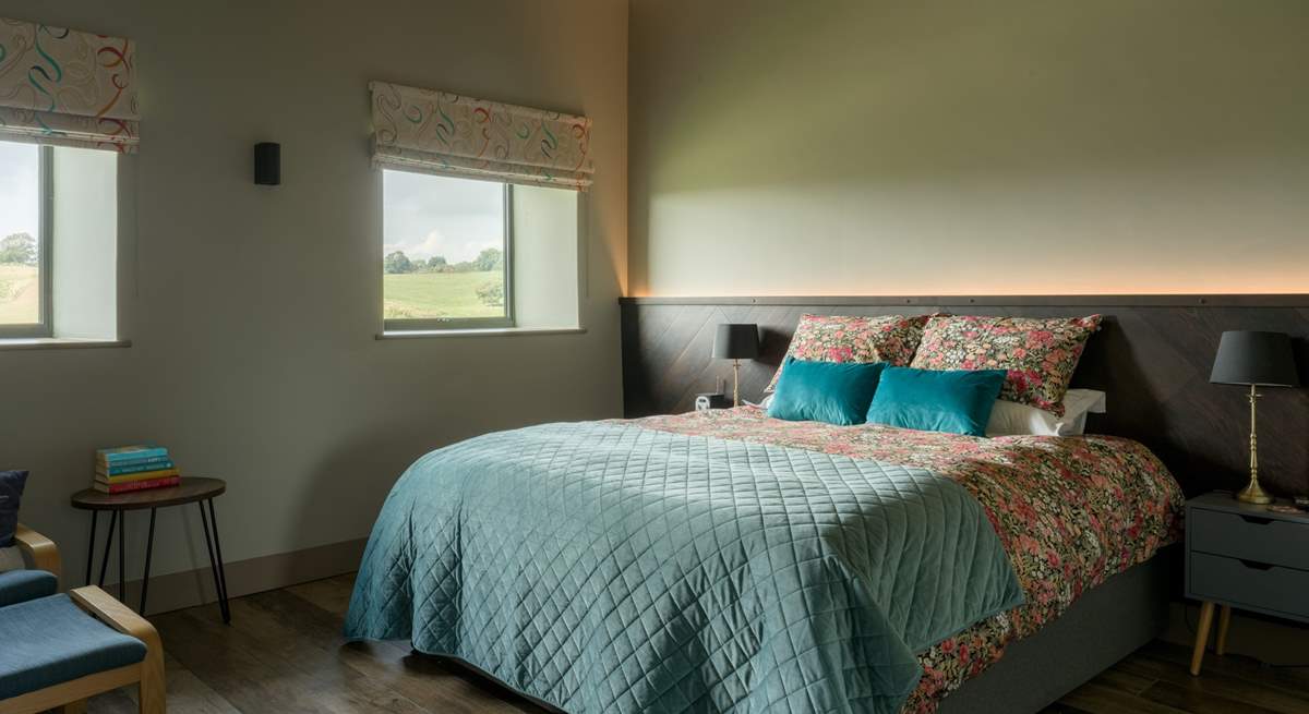 Both bedrooms are large, calm and carefully curated to create the perfect sleeping experience. The super-king bed can be split into two large singles.