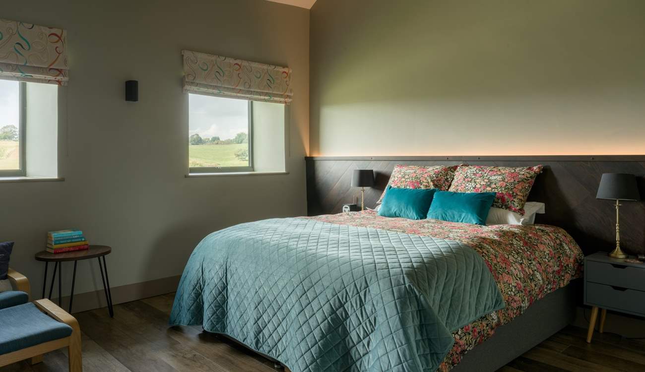 Both bedrooms are large, calm and carefully curated to create the perfect sleeping experience. The super-king bed can be split into two large singles.