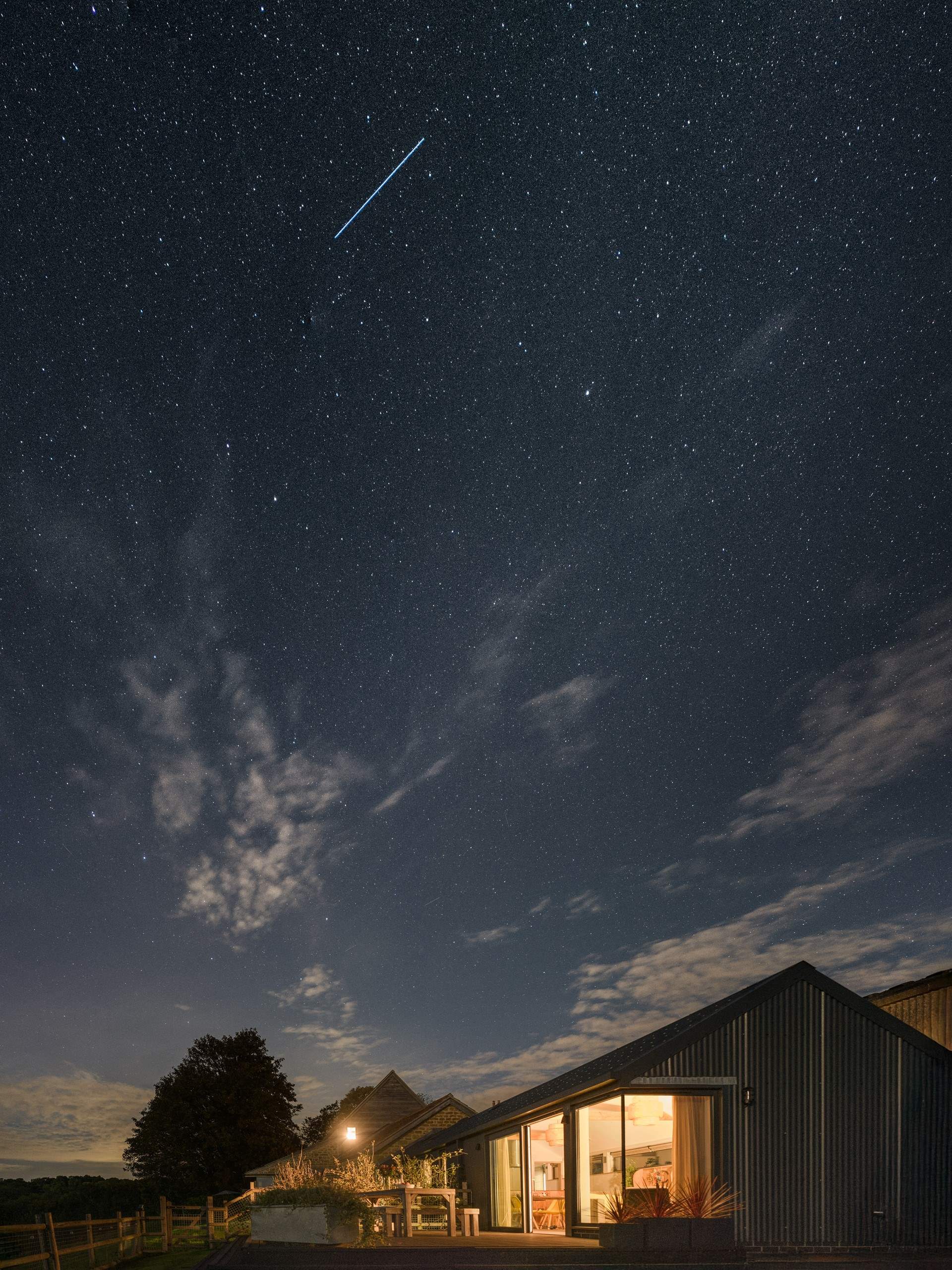 The property is just as spectacular after dark.