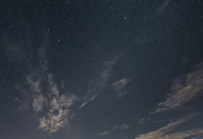 The property is just as spectacular after dark.