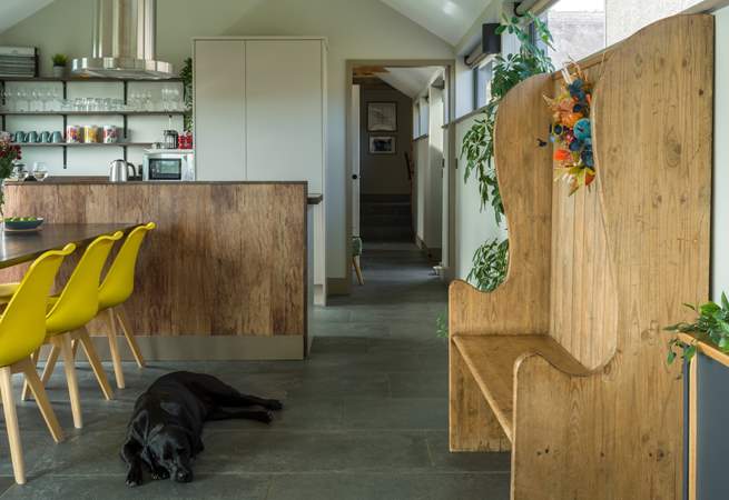 Hand crafted interiors and very dog-friendly.