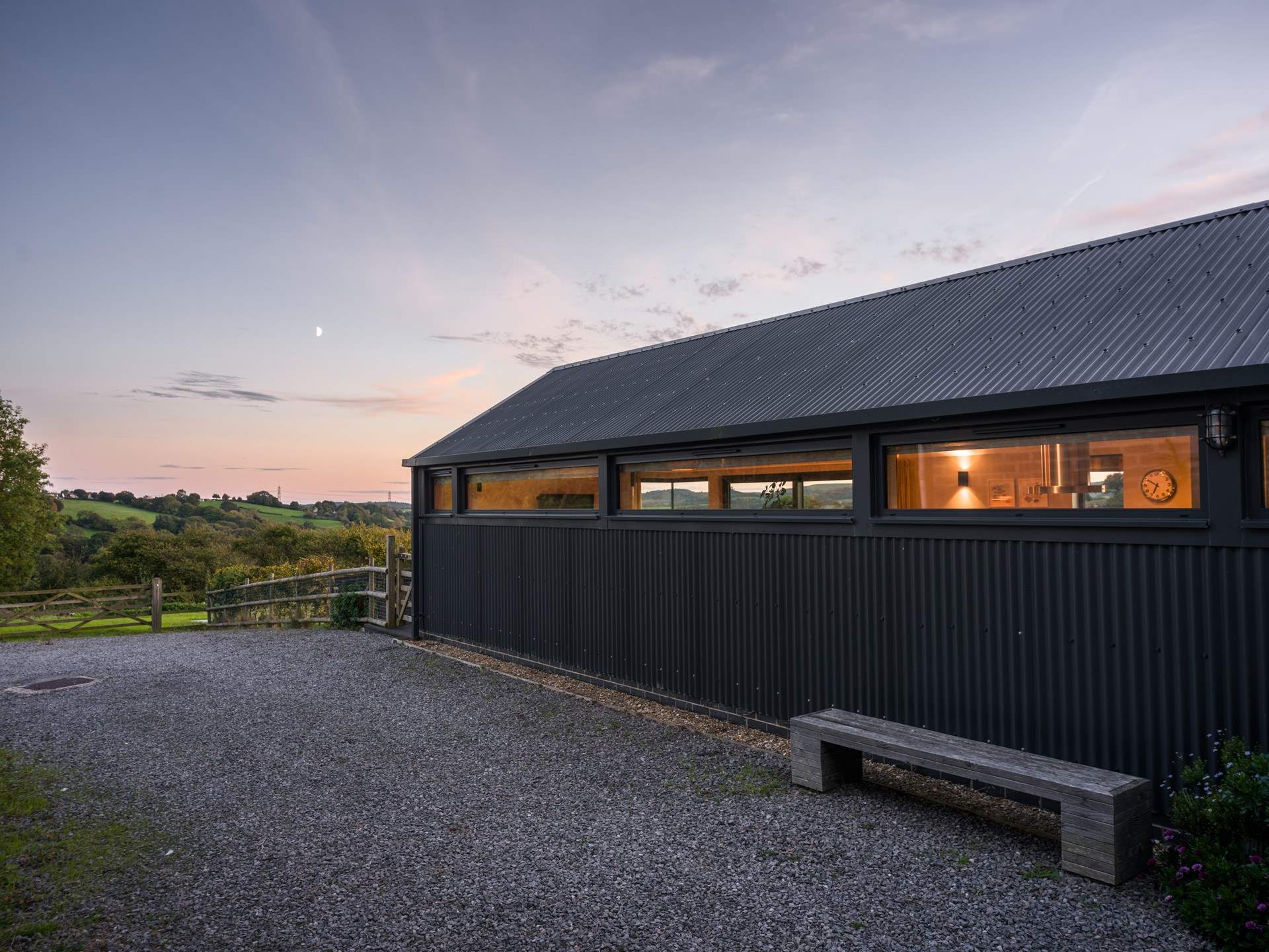 There is a private parking area for up to four cars just past the property to the left.