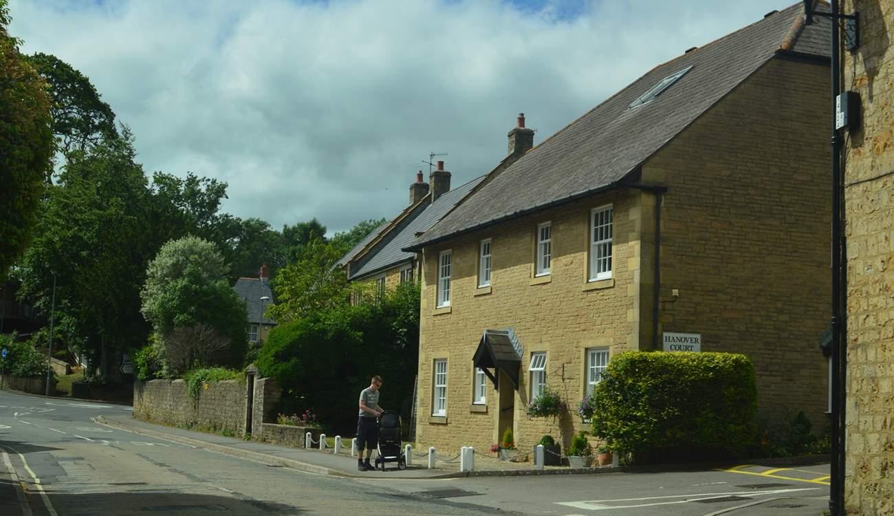 Picture-perfect villages like Beaminster are dotted across the area.
