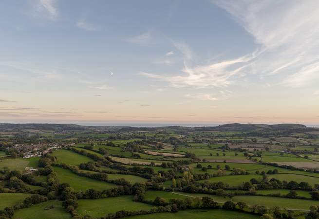 And just five miles away is the coast...