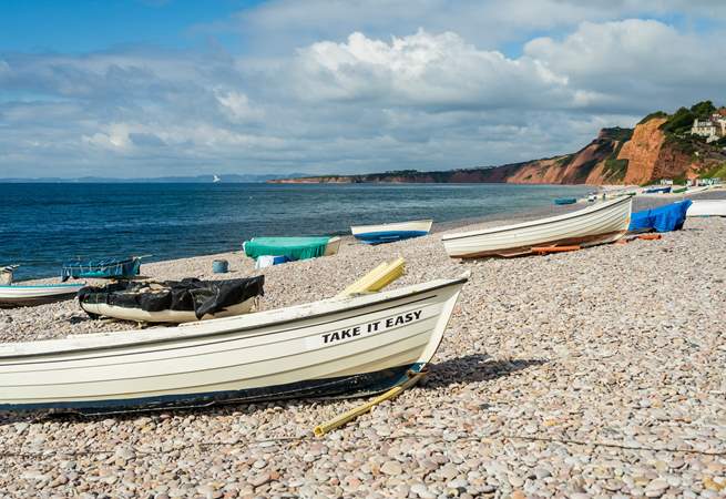 Burton Bradstock offers just one of the many stunning beaches along the Jurassic Coast.
