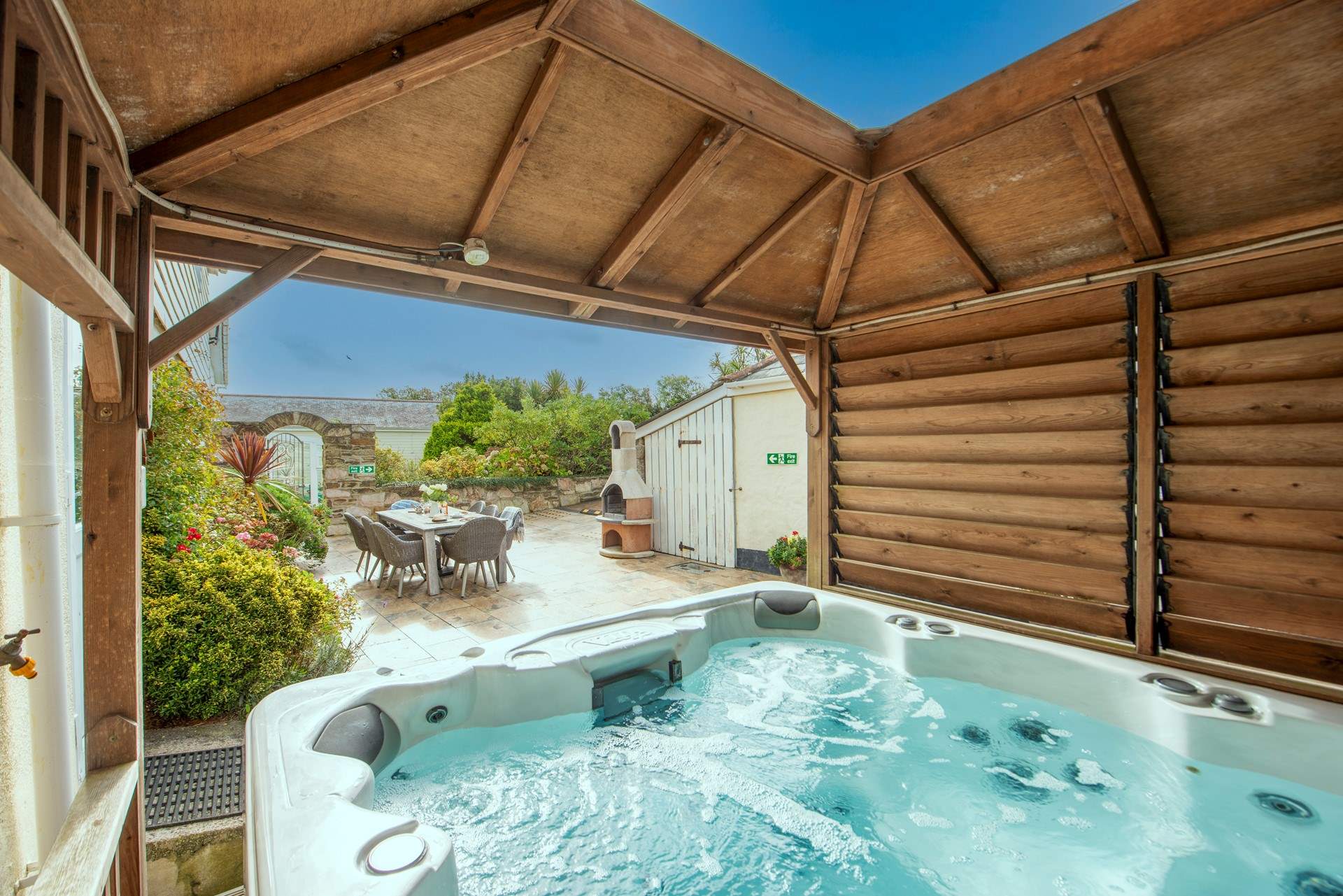 Your private hot tub awaits.