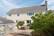 Looking towards Trewenna Cottage from your private allocated parking area.