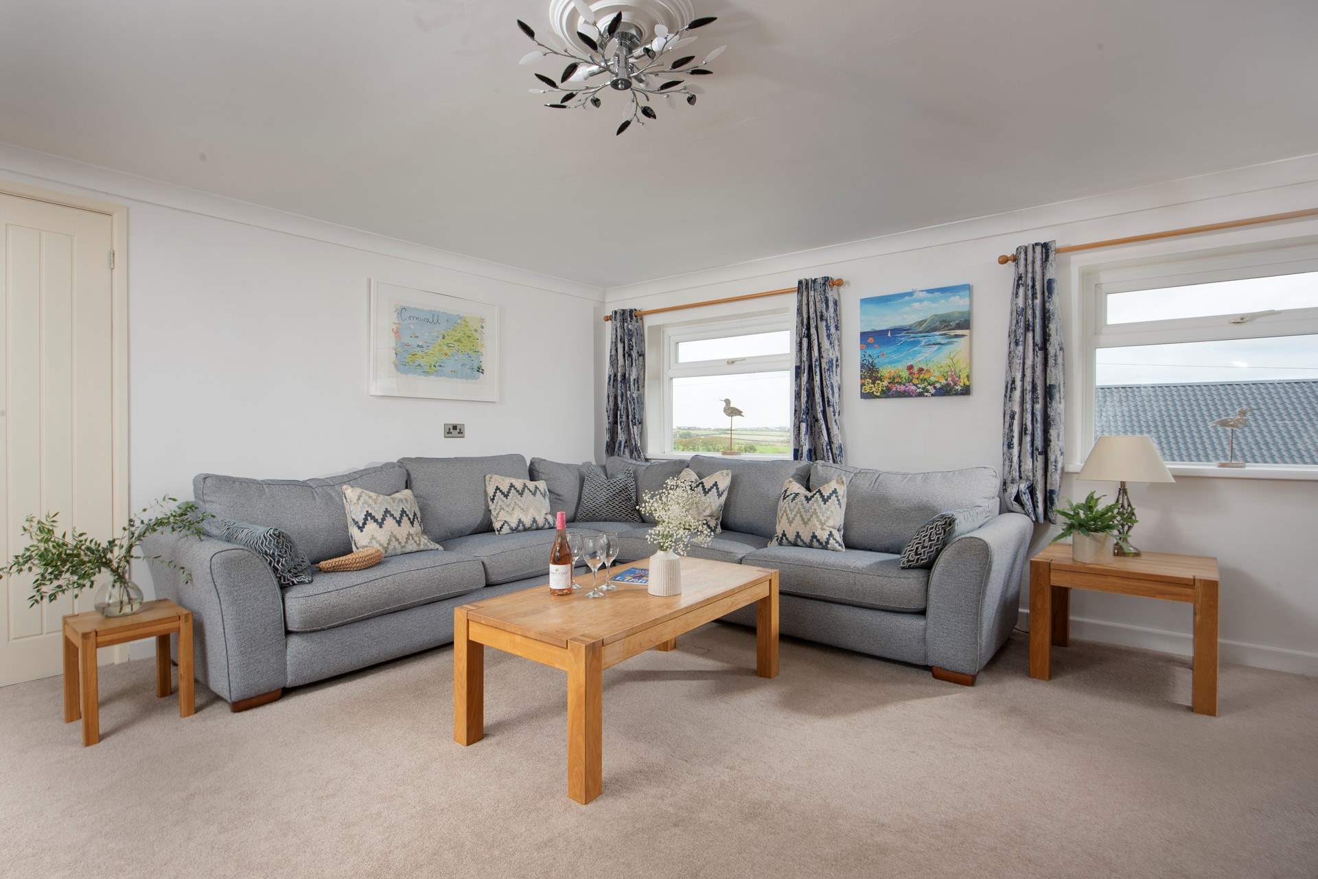 The gorgeous sitting-room on the first floor.