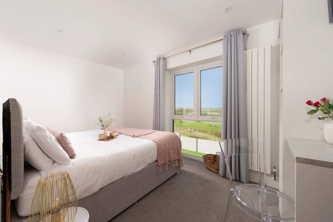 This is bedroom 3 which has an outlook of the valley.