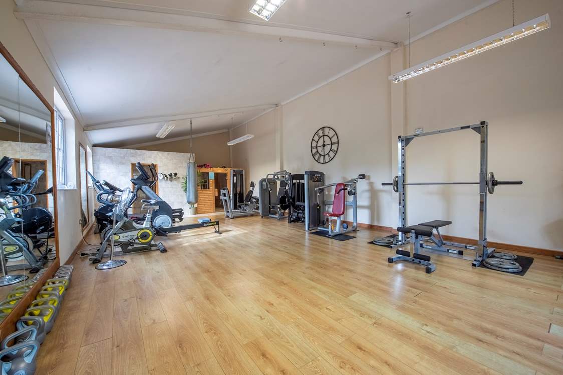 The on-site gym is fully inclusive.