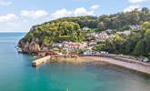 Looking back at No 5 Seaview Cottages and Babbacombe Bay and beach. What a glorious spot, especially as you have the super popular Cary Arms and Spa just below you. - Thumbnail Image