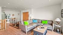 The open plan feel is great for those wanting to relax, play and unwind together.
