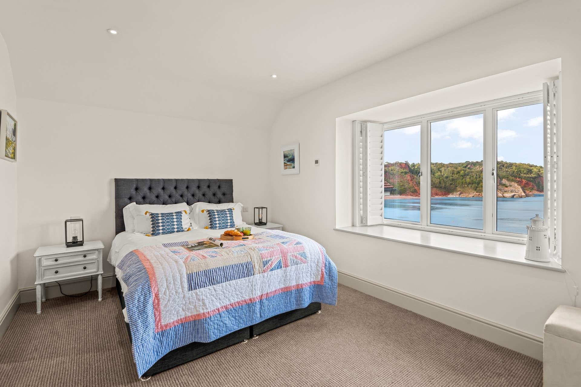 Bedroom 2 is another spacious king-size bedroom.