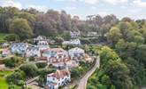 No 5 Seaview Cottages is accessed via a lane which leads down from the main area of Babbacombe. Though steep, when driven slowly, it is easily negotiated. - Thumbnail Image