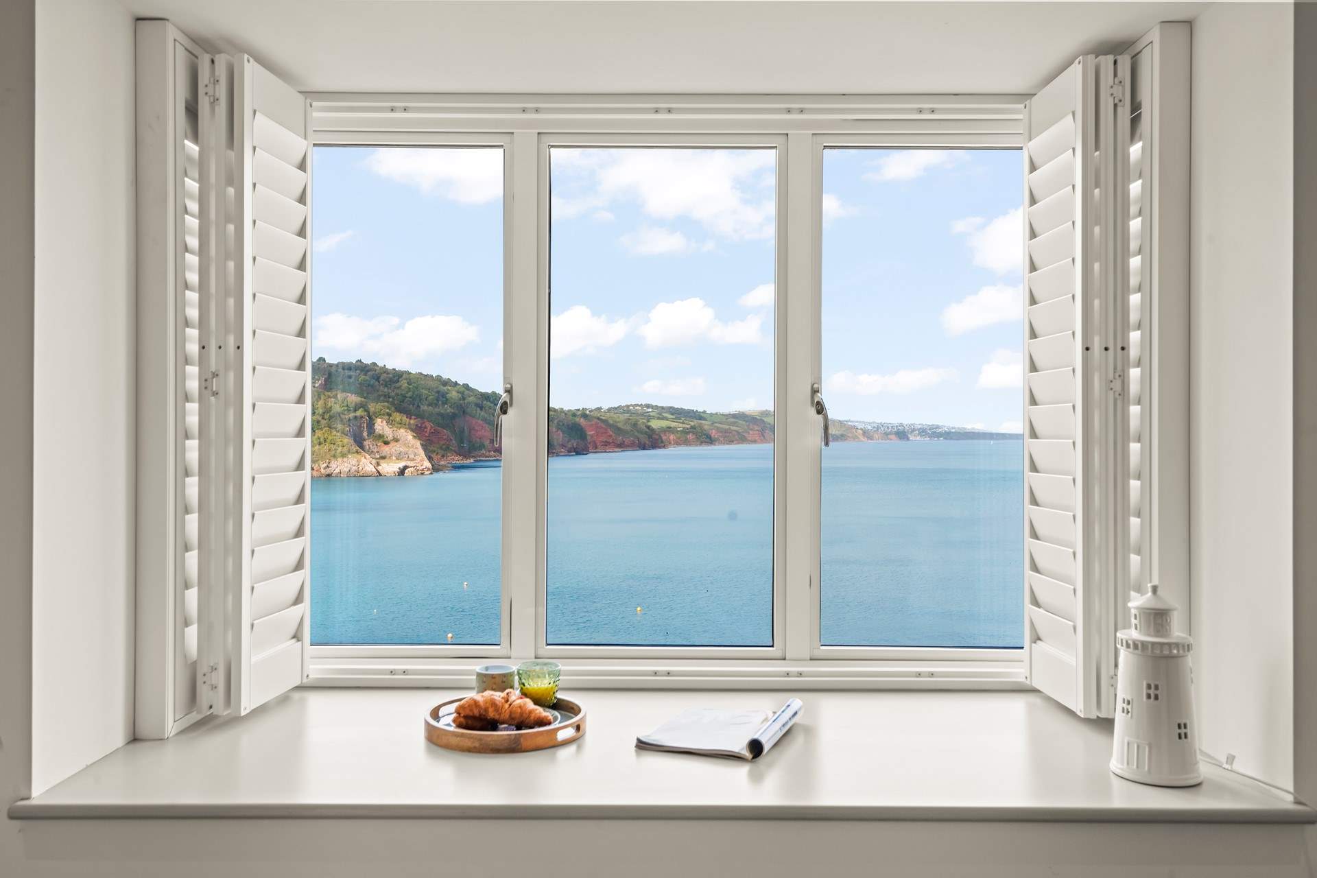 What a stunning view from bedroom 2.