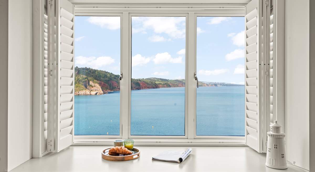 What a stunning view from bedroom 2.