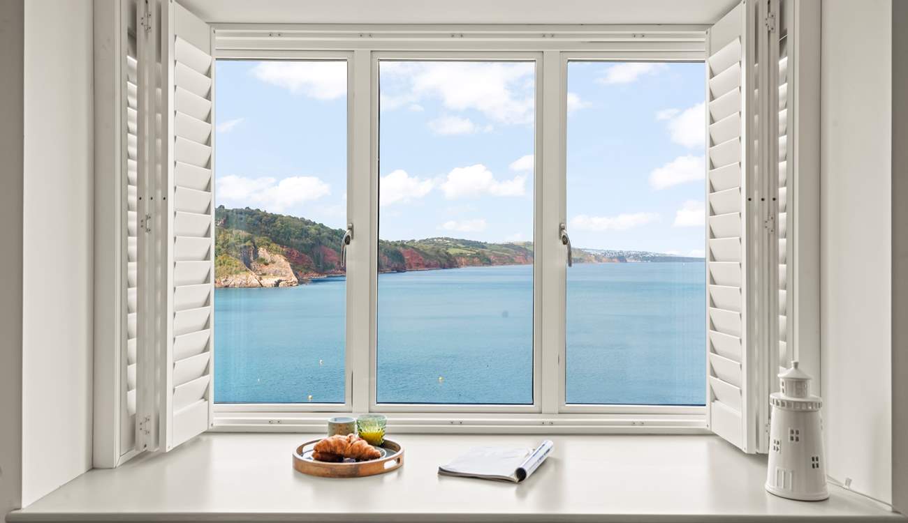 What a stunning view from bedroom 2.