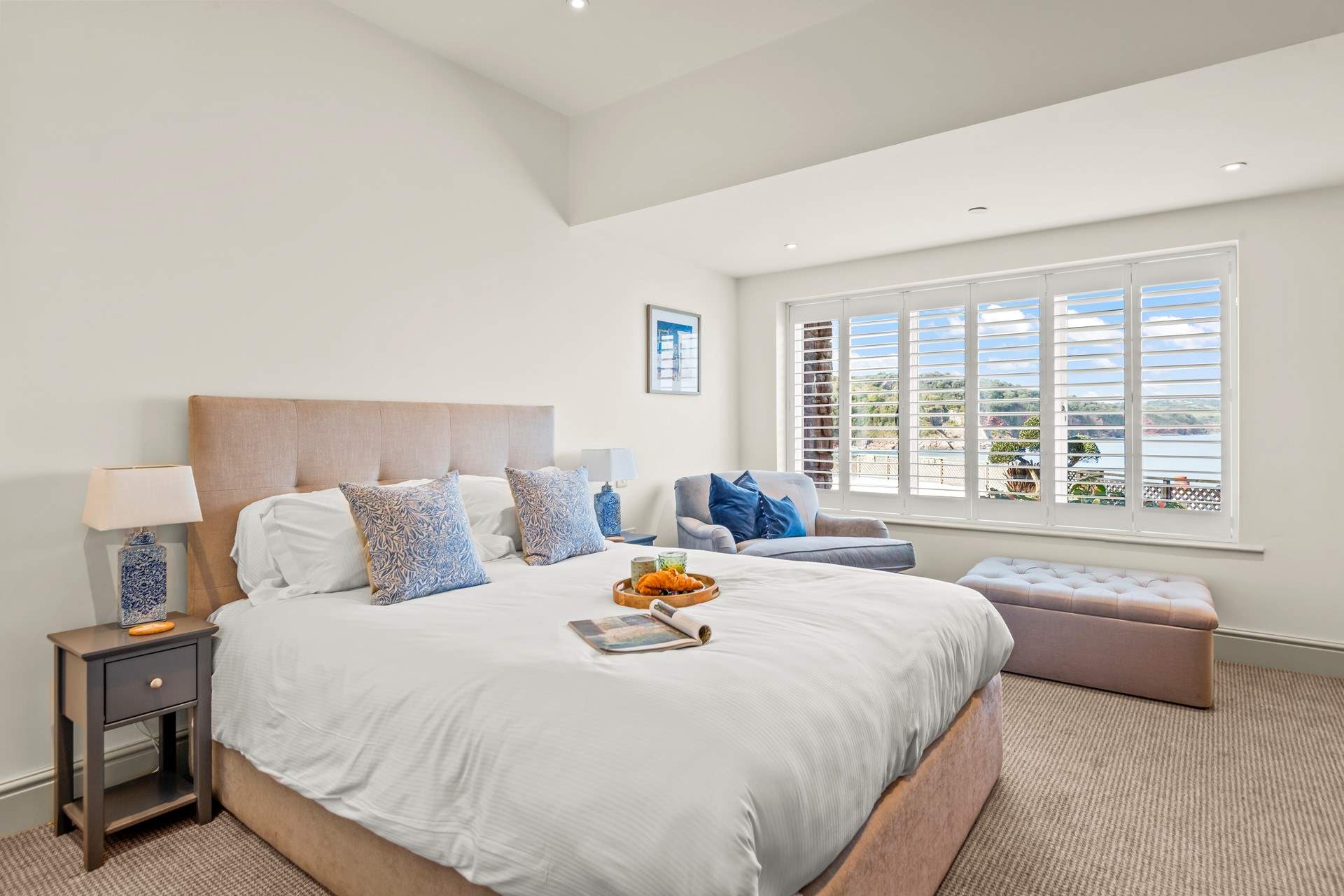 Bedroom 1 is home to this gorgeous king-size bed.