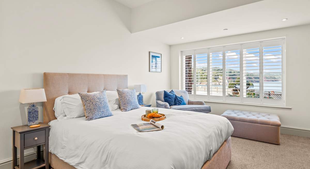 Bedroom 1 is home to this gorgeous king-size bed.