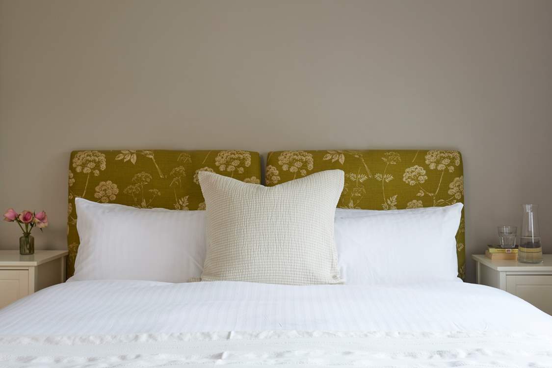 You will find stunning headboards in all bedrooms adding a touch of elegance.