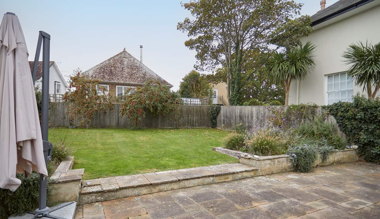 There is plenty of space outdoors for everyone to enjoy.