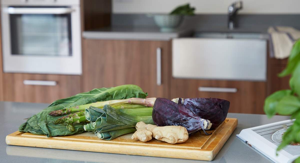 You can buy fresh local produce from the community store, just a few minutes walk away.