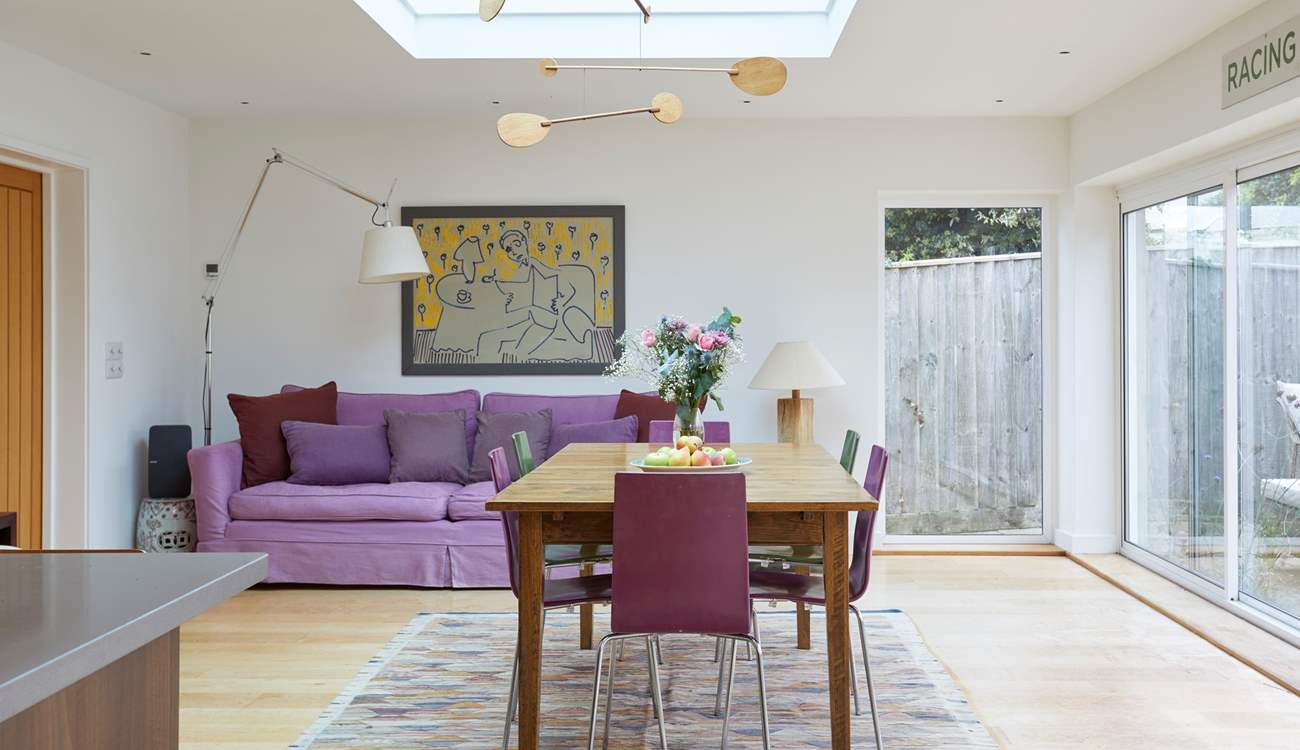 This property makes a cosy holiday home at any time of year.