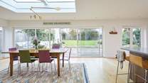 The large open plan kitchen/diner is perfect for entertaining.
