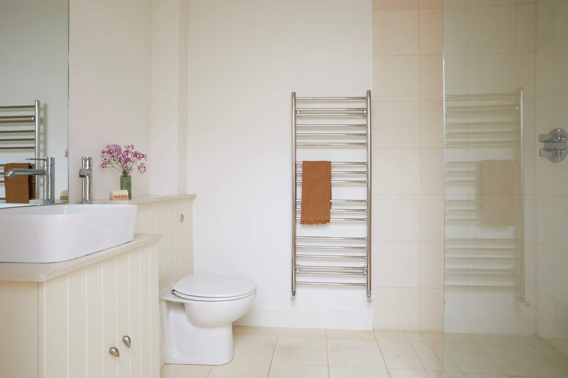 This handy wet-room is located on the ground floor.