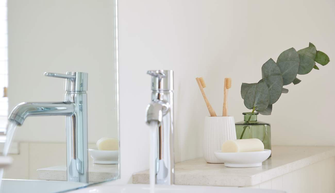 Have a long soak or a refreshing shower ready to start the day.