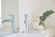 Have a long soak or a refreshing shower ready to start the day.