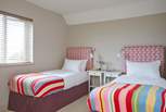 Bedroom 2 also has twin beds - you will find quality beds in all bedrooms.