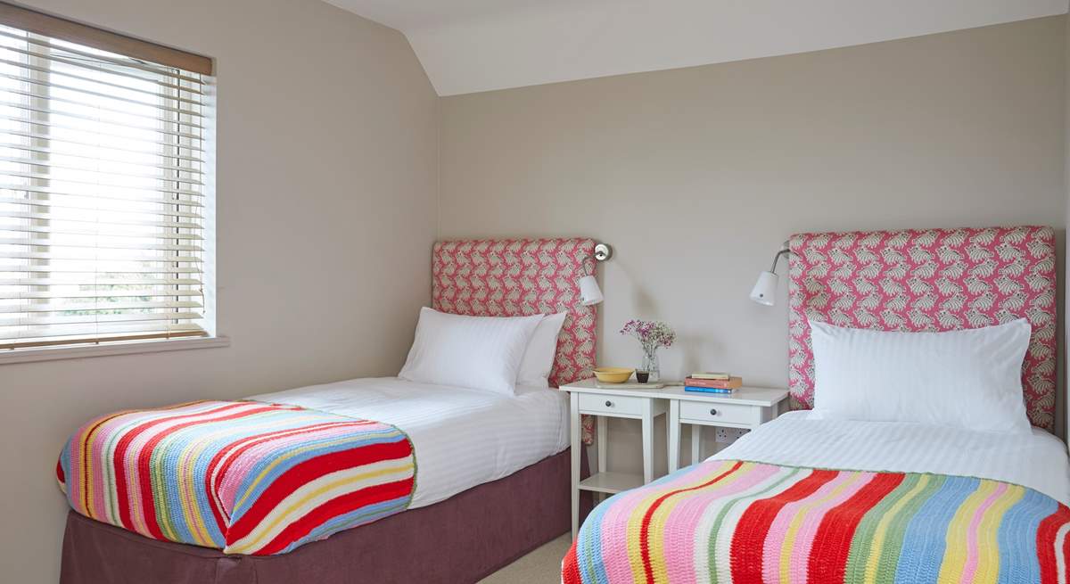 Bedroom 2 also has twin beds - you will find quality beds in all bedrooms.