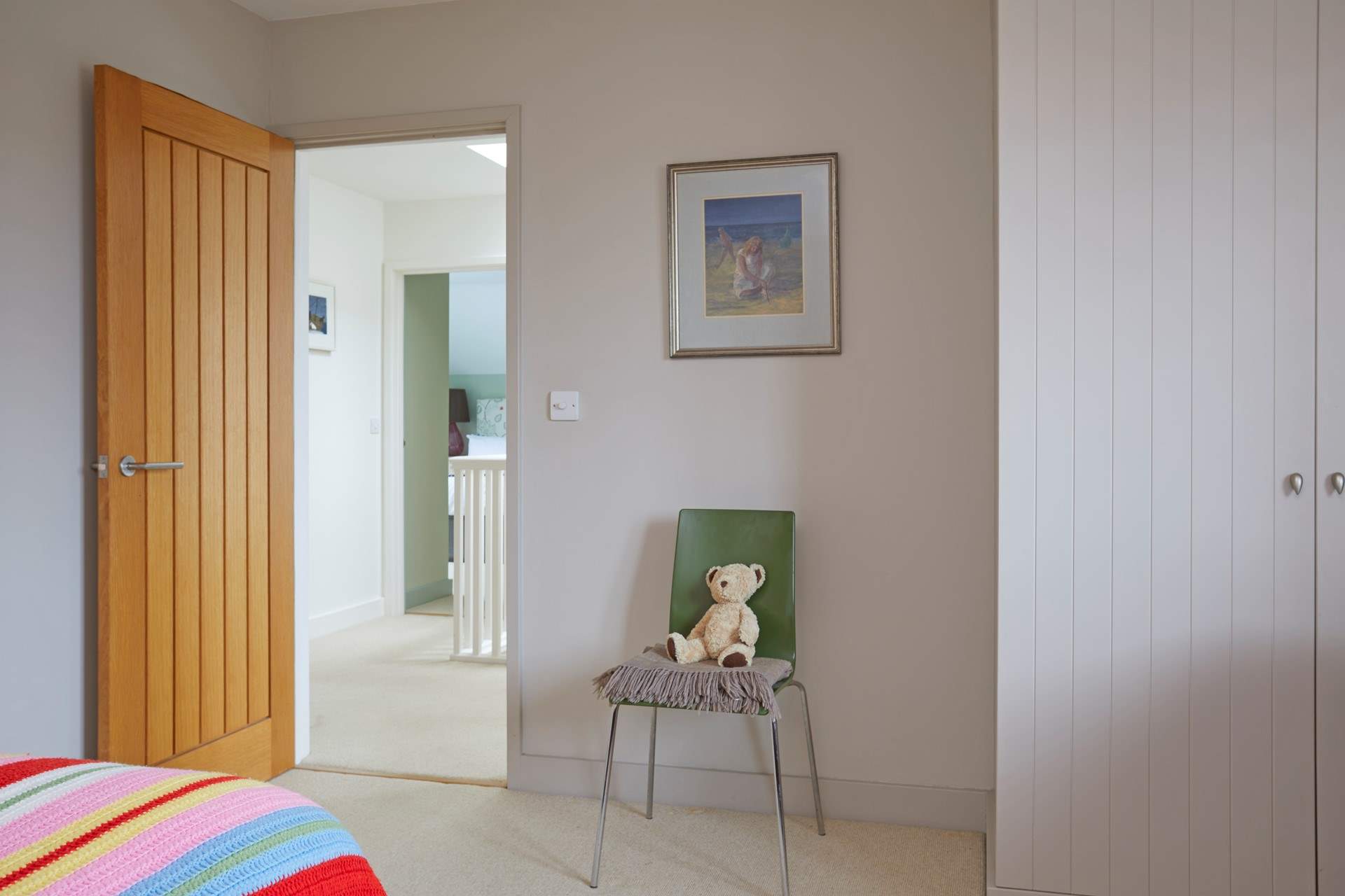 The owner has used beautiful colours throughout, making every room as cosy as the last.