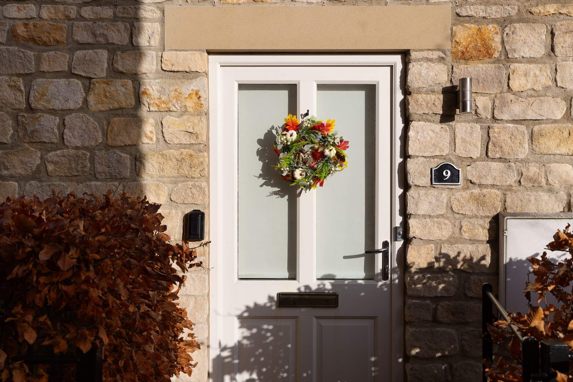 The honey-coloured stone is typical in Helmsley.