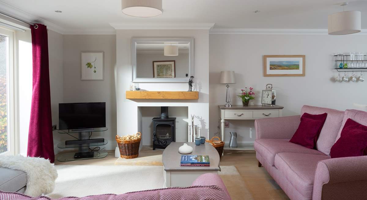 The sofas are large and comfy, perfect for relaxing.