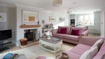 Light the wood-burner and you will be cosy at any time of year. 