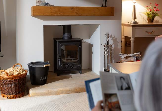 Pick up a good book and relax. 