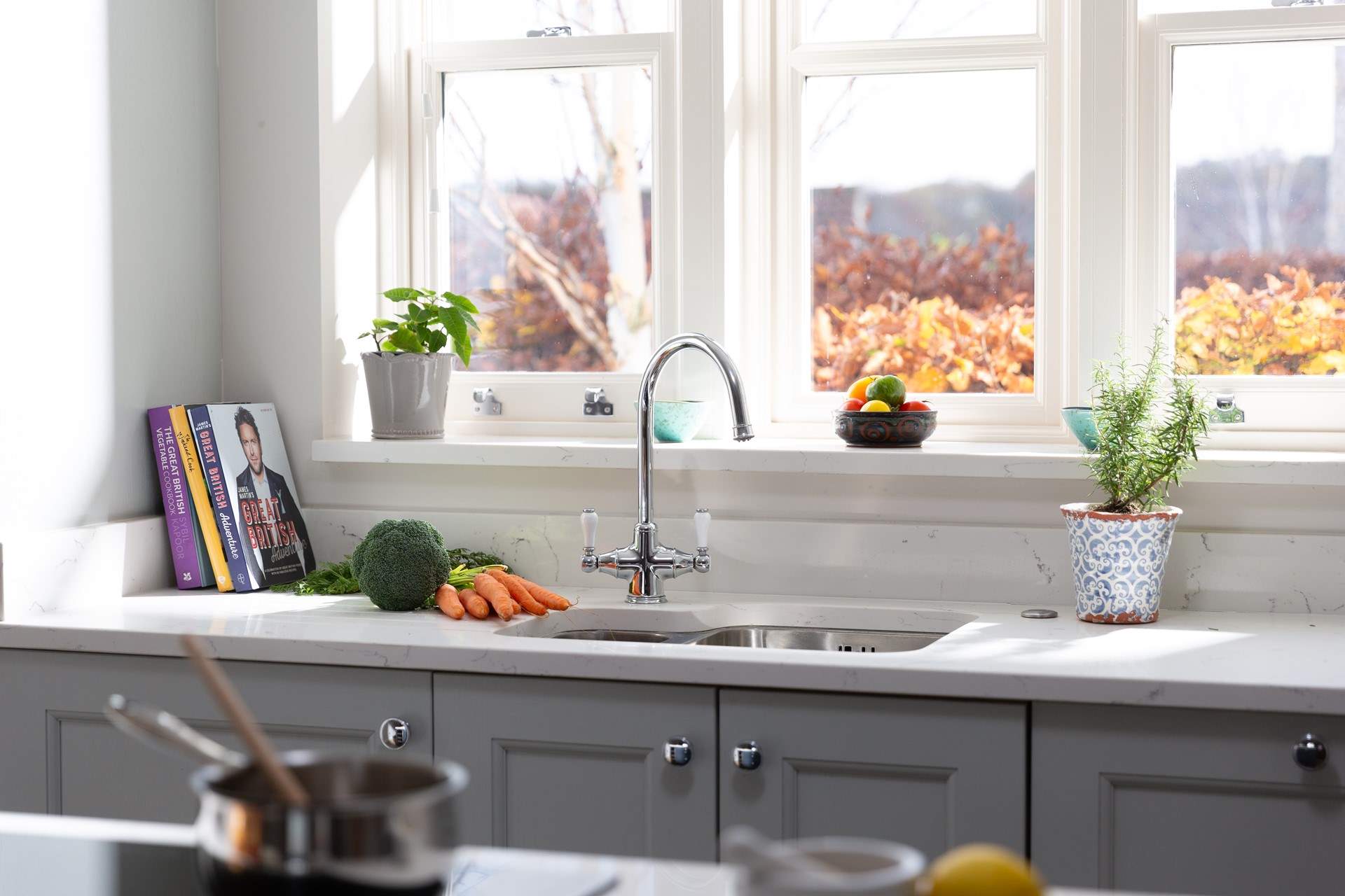 Local produce from the super vegetable shop in Helmsley.