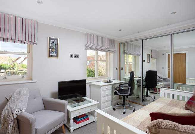 Work from home, watch TV, play a game of chess...the choice is yours. 