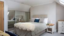 Plenty of storage in bedroom 2.