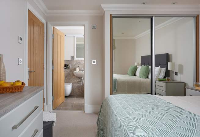 There is plenty of storage for your holiday wardrobe. 