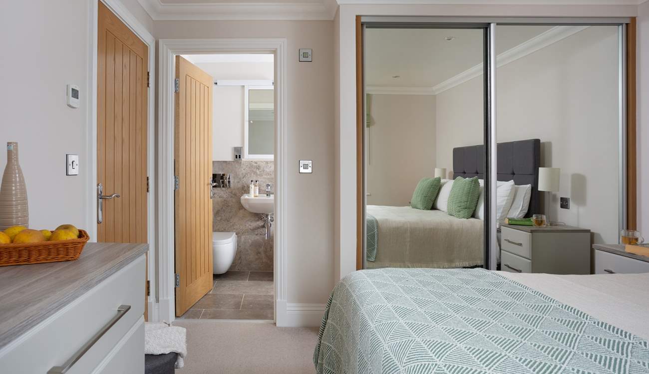 There is plenty of storage for your holiday wardrobe. 