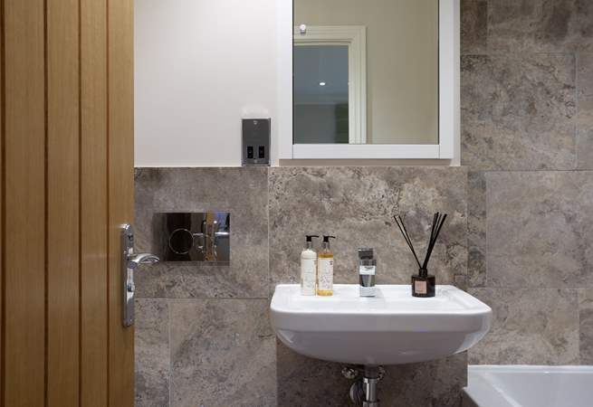 Relax in a hot bath after a day of exploring. 