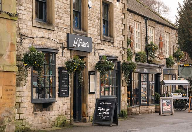 One of the many restaurants in Helmsley, sitting beside the popular bakery and deli. 