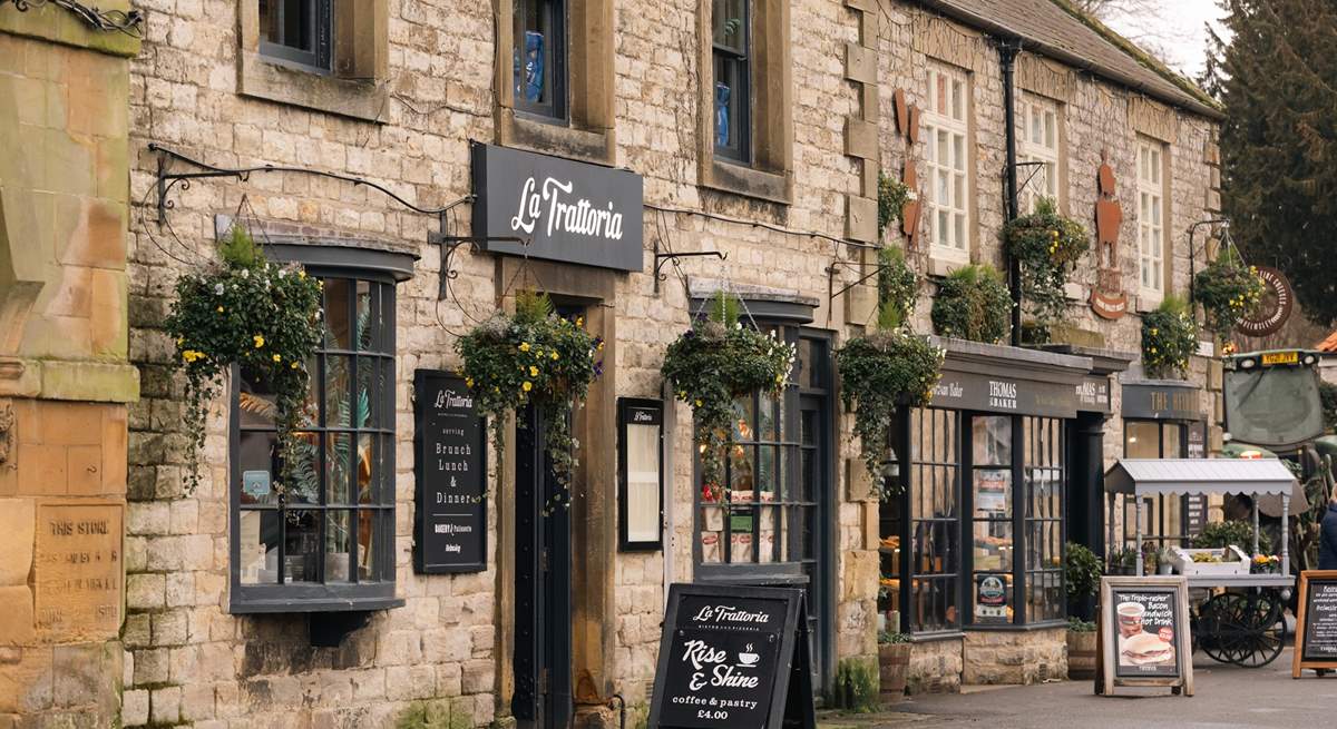 One of the many restaurants in Helmsley, sitting beside the popular bakery and deli. 