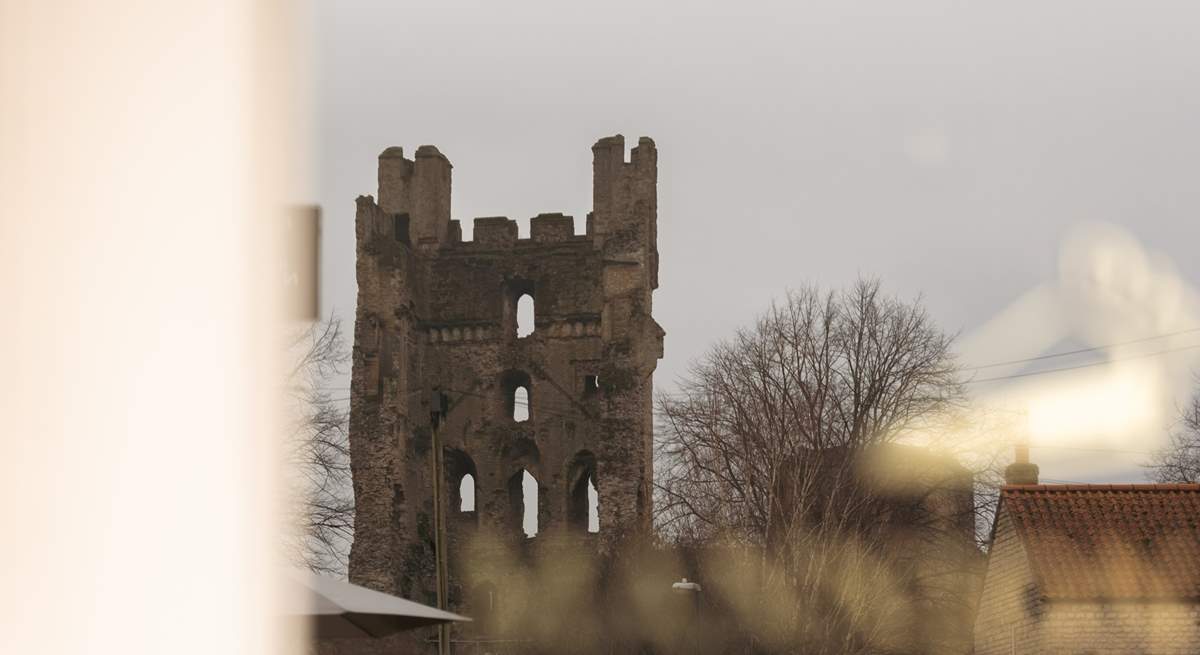 Helmsley Castle still keeps guard over the town. 